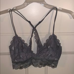 Aerie silver/grey bralette NWOT